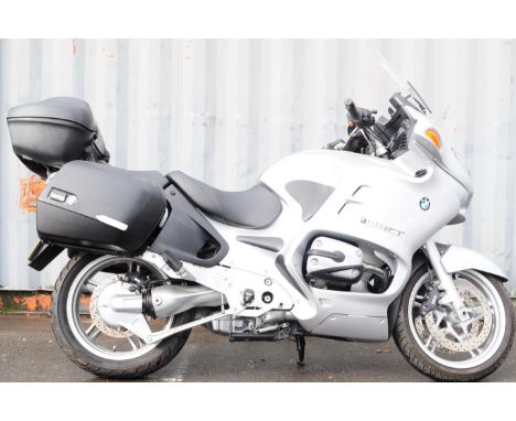 CK53 ZKA - BMW R1150 RT 1130cc touring motorcycle / motorbike. First registered November 2003. Silver, with 8900 miles noted 