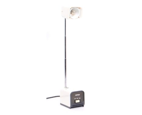 PIFCO - a retro 1960's telescopic desk light /&nbsp; lamp. Model No. 983 in an of white and black colourway. PAT Tested. Meas