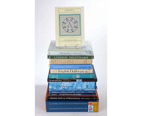 Delftware Reference books - including Delftware (Michael Archer), Irish Delftware (Peter Francis), British Delftware at Willi