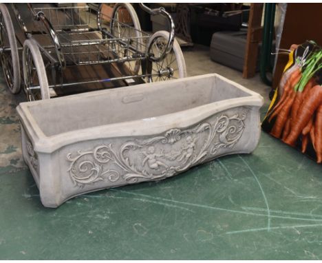 A composition garden planter