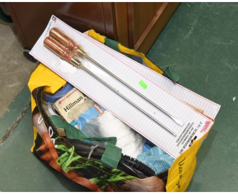 A bag of tools etc