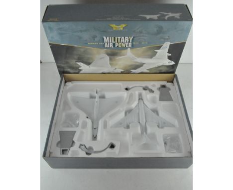 A Corgi Aviation archive 1:114 scale Avro Vulcan B.2 and Handley Page Victor B.2 V-Bomber force, 1963, two plane set, AA99134