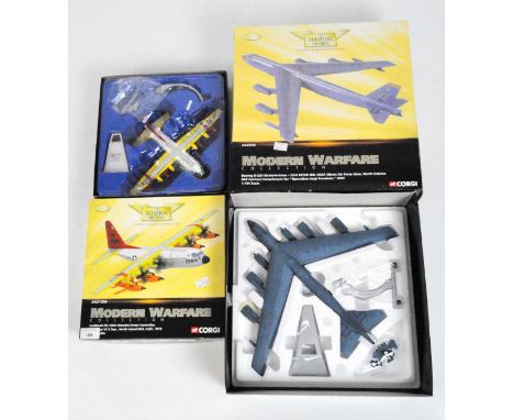 Two Corgi Aviation Archive modern warfare limited edition model planes, 1:114 scale, comprising a Boeing B-52H Stratofortress