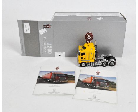 A Drake 1:50 scale K200 Prime Mover Truck, Z01373, chrome yellow, in the original box