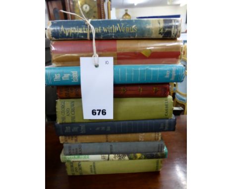 A collection of novels relating to Sark to include a first edition 'The George and The Crown by Sheila Kaye-Smith (10)