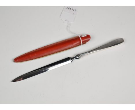 A sterling silver letter opener by Sorenson - Denmark.