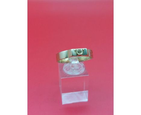 14ct gold men's ring 