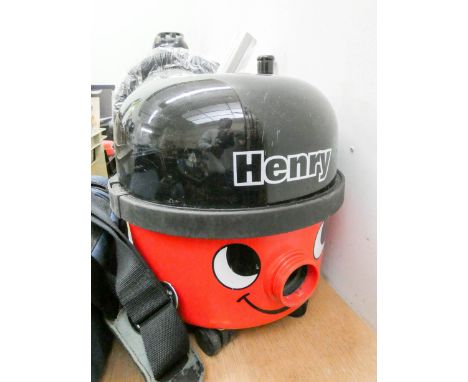 A Henry Hoover with tools 