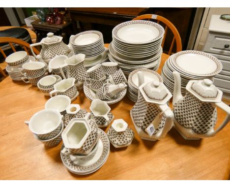 An Adam's Sharon pattern dinner tea and coffee service 