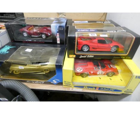 Approx seven large special edition and other die cast model cars  Car Models & Cars;Solido 8006 Rolls RoyceClassico Ferrari 1