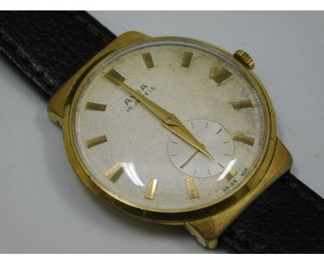 A gents vintage Avia wristwatch, runs when wound