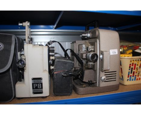 A Bell &amp; Howell projector sold as collectors item; together with a Unic P8 projector also sold as collectors item