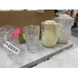 Mixed Lot Pitcher - Water (33), Tea (20), Coffee (