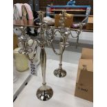 5-Candle Holder (2), CandlleHolder w/Globe (20"),