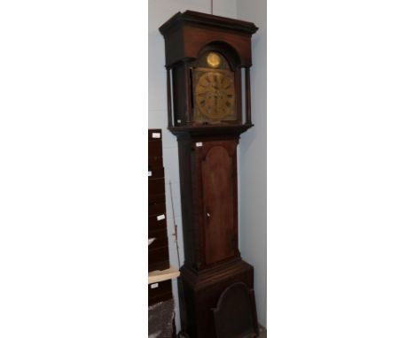 ~ A mahogany eight day longcase clock, signed Mathison, Berwick, late 18th century