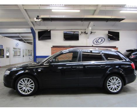 Make &amp; Model: Audi A4 Avant SE TDI 115Date of Reg: VA08 ONNColour: Blackcc: 1896MoT: 09-02-2022Fuel Type: DIESELMileage: 