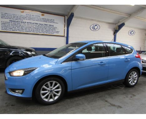 Make &amp; Model: Ford Focus Titanium AutoDate of Reg: SA66 HVHColour: Bluecc: 999MoT: 22-08-2022Fuel Type: PETROLMileage: 97