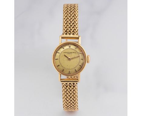 Vacheron &amp; Constantin. Montre bracelet de dame en or jaune 18K (750) mouvement mécaniqueVacheron &amp; Constantin. A lady