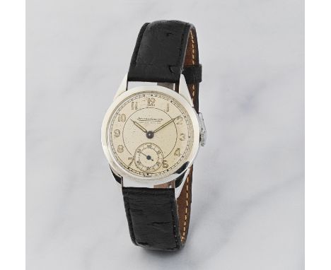 Jaeger-LeCoultre. Montre bracelet en acier mouvement mécaniqueJaeger-LeCoultre. A stainless steel manual wind wristwatch Date