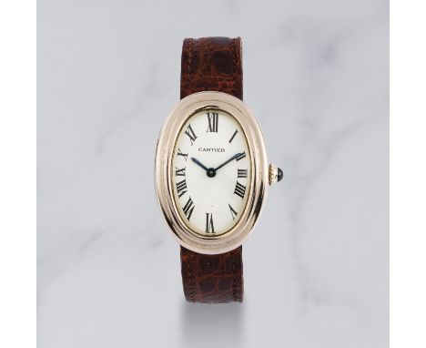 Cartier. Montre bracelet de dame en or blanc 18K (750) mouvement mécaniqueCartier. A lady's 18K white gold manual wind wristw