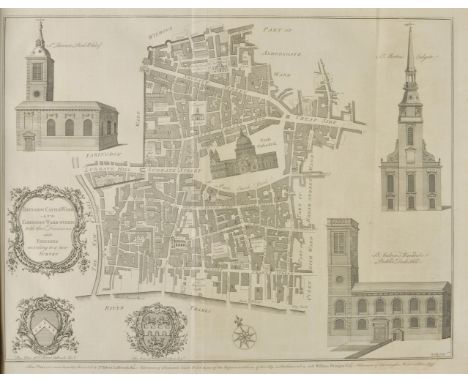 Maitland (William). The History and Survey of London from its foundations to the present time, 2 volumes, published T. Osborn