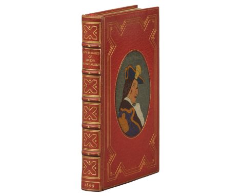 [Raspe, Rudolph Erich]. The Travels and Surprising Adventures of Baron Munchausen, Illustrated by Alfred Crowquill, Trubner &