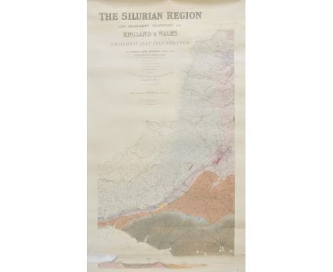 Murchison (Roderick Impey). The Silurian Region and Adjacent Counties of England and Wales. Geographically Illustrated By Rod