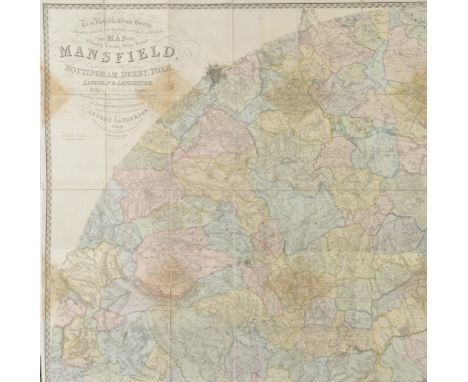 Nottinghamshire. Sanderson (George) To the Nobility, Clergy, Gentry, Professional Gentlemen and Public in General, this Map o