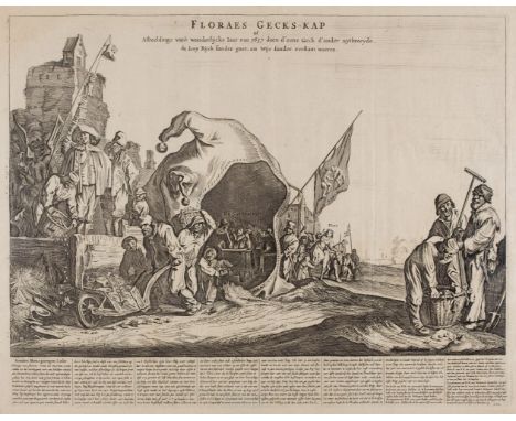 *Nolpe (Pieter, circa 1613-circa 1652). Floraes Gecks-Kap of Afbeeldinge vant wonderlijcke Iaer van 1637 doen deene Geck dand
