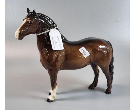 Beswick Welsh Cob stallion with brown gloss finish, model 1793. (B.P. 21% + VAT) 