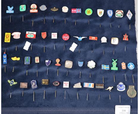 Collection of vintage stick pins, to include: Bima, Fasto, Brand Bier etc. (B.P. 21% + VAT) 