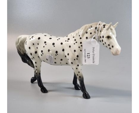 Beswick spotted walking pony Appaloosa model 1516, designed by Arthur Gredington. (B.P. 21% + VAT) 
