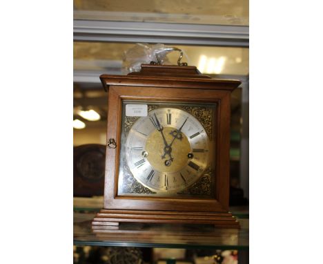 A 1970s German clock in bracket clock style, with key and instructions 