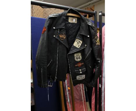 A Harley Davidson leather jacket 