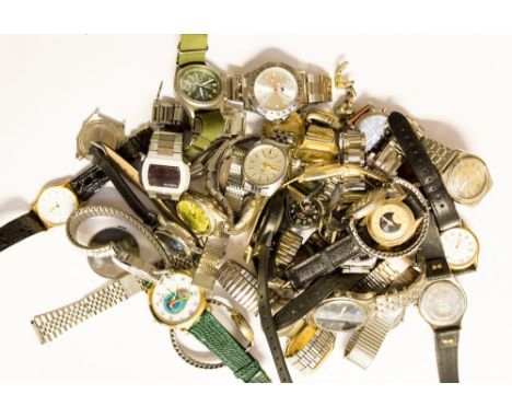 A good collection of wristwatches, vintage and quartz 