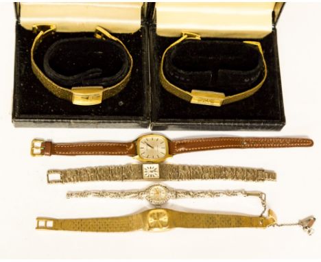 Four ladies Accurist dress watches, a Rotary ladies dress watch, and a Tissot wrist watch (6)