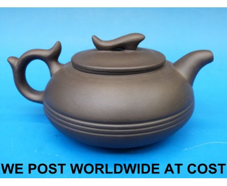 A Chinese Yixing teapot by Wang Yan Xian