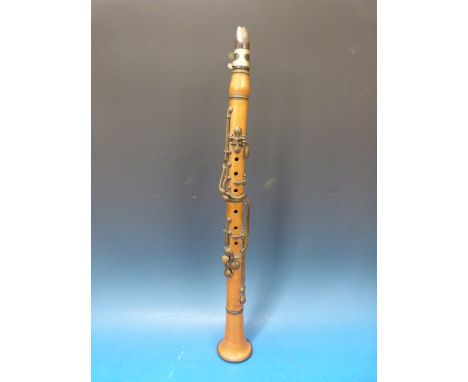A 19thC boxwood clarinet