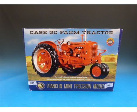 Franklin Mint 1:20 scale Case SC farm tractor (in original box) 