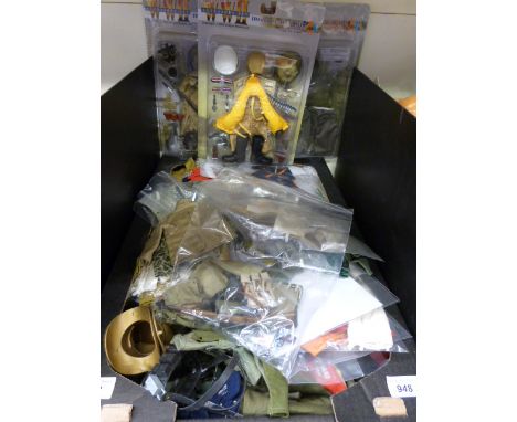A collection of Action Man clothing and accessories, (some in original boxes)