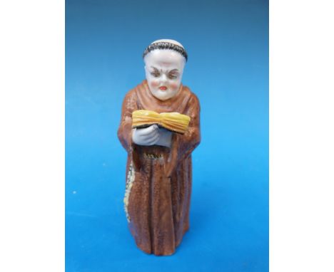 Royal Worcester candle snuffer "The Monk" with puce mark
