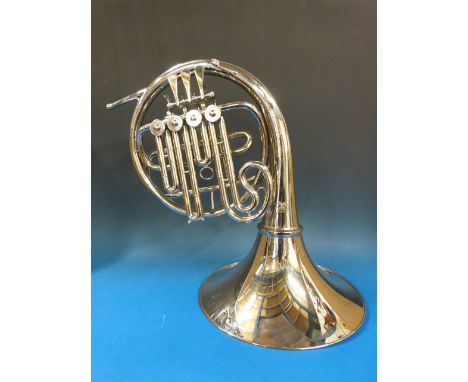 A Venus French horn with four rotary valves