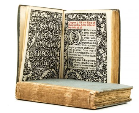 Kelmscott Press.- Morris (William) - Child Christopher and Goldilind the Fair, 2 vol., [one of 600 copies], printed in black 