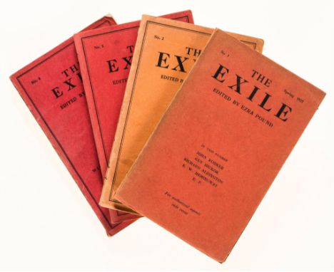 The Exile, 4 vol., first edition, original wrappers (Ezra, editor ) The Exile, 4 vol., first edition , original wrappers, spi