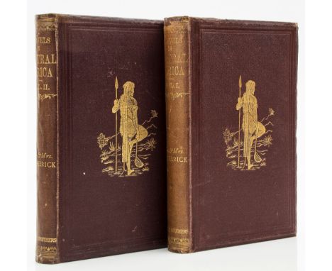 Petherick (John) - Travels in Central Africa, 2 vol., first edition, half-titles, wood-engraved plates and illustrations, 3 l