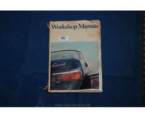 A Ford Escort manual