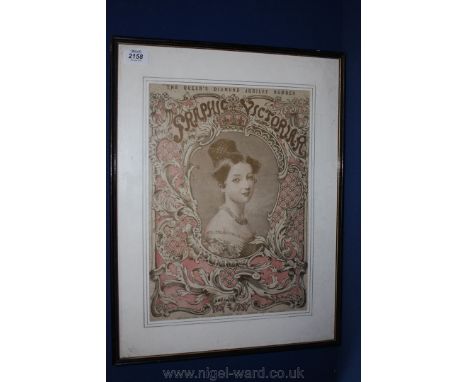 A Lithograph of Queen Victoria's Diamond Jubilee, circa 1897 after Percy Macquoid.
