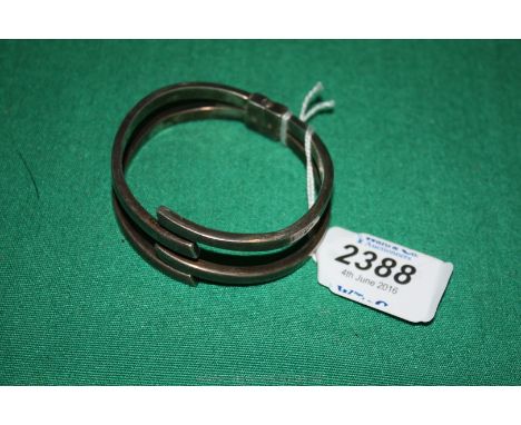 A Silver Bangle.