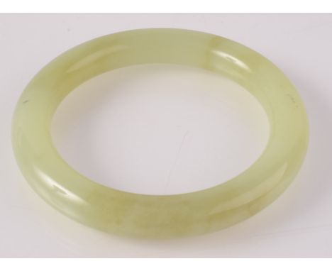 A jade bangle.