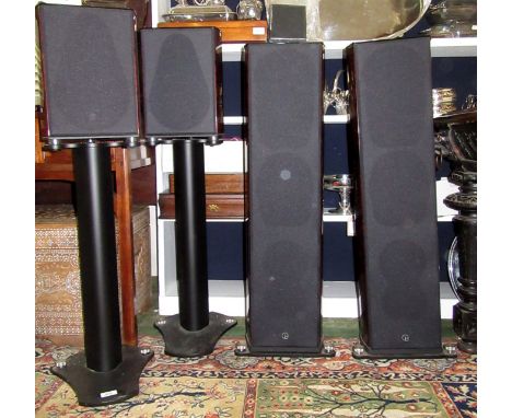 A remarkable set of loudspeakers by Wilson Benesch, comprising a pair of Curve loudspeakers serial numbers M05BW01.A and M05B